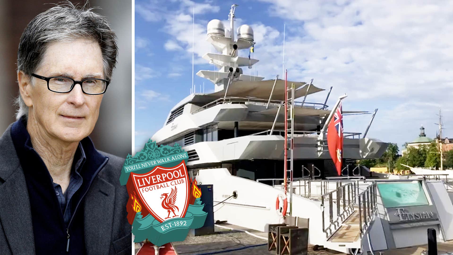 Liverpoolägarens superyacht i Stockholm