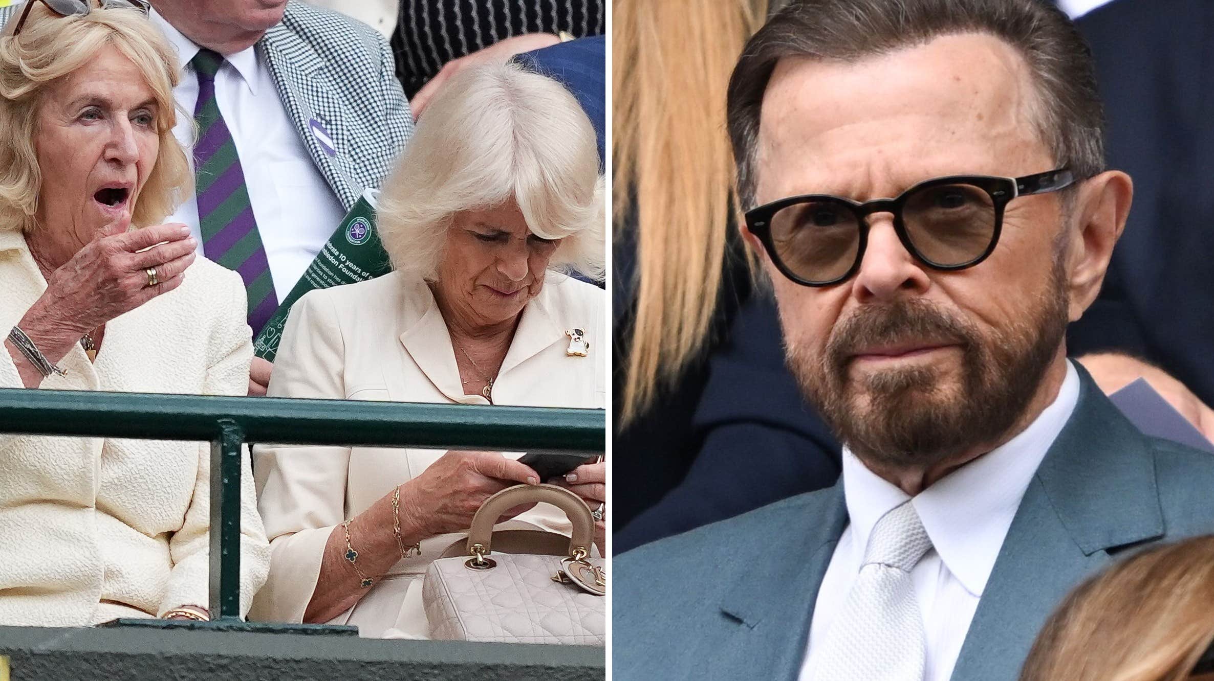 Björn Ulvaeus dyker upp – i den kungliga boxen | Tennis