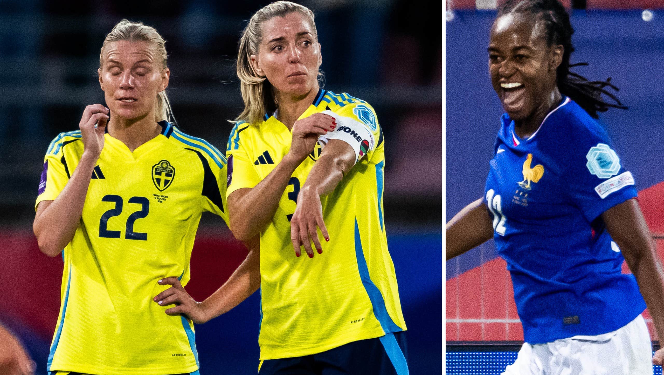 Sverige förlorade mot Frankrike i EM-kvalet | Fotboll