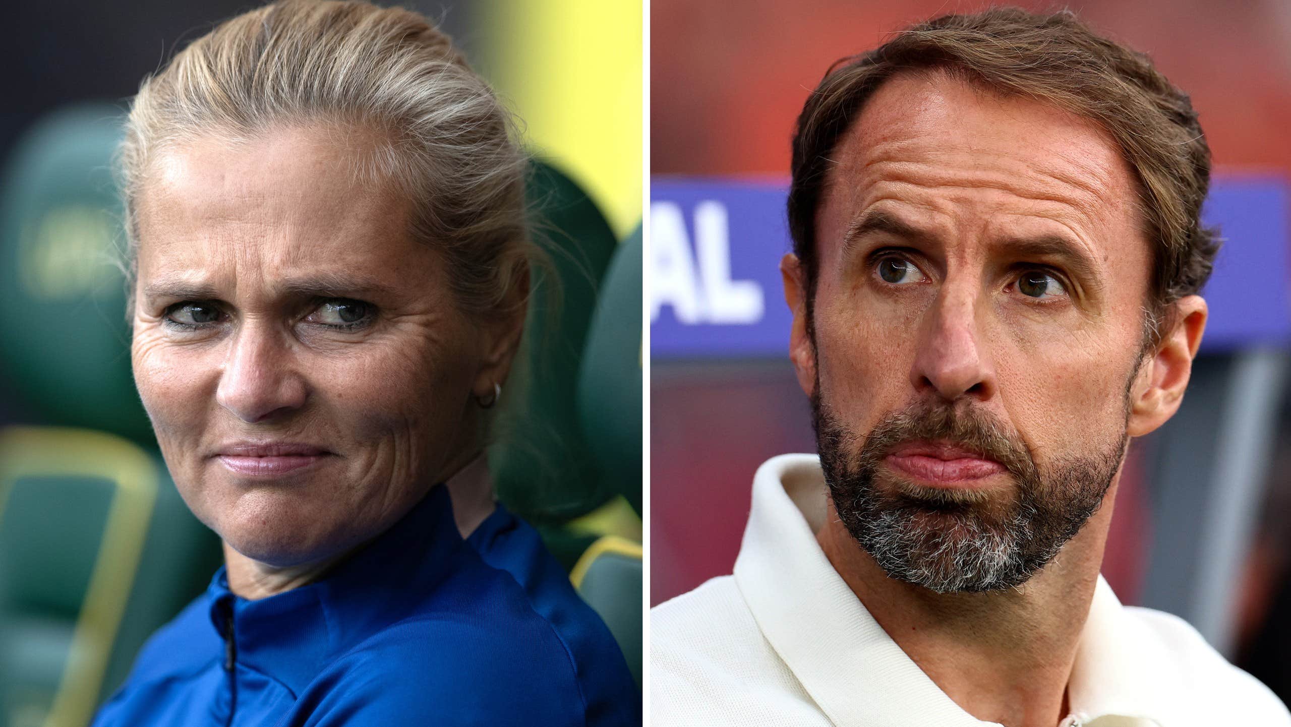 Sarina Wiegman reagerar på frågan om Gareth Southgate | Landslaget