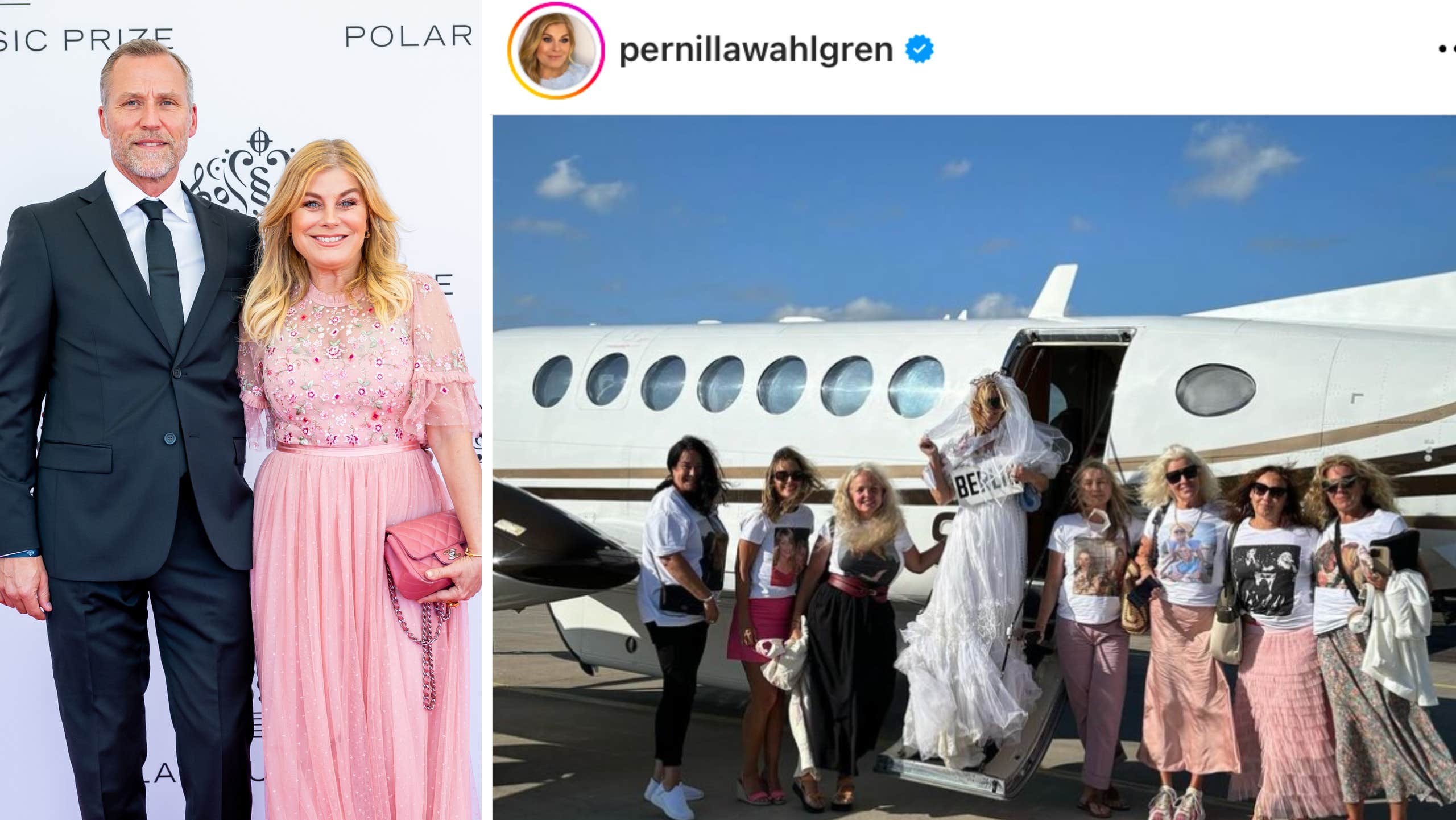 Pernilla Wahlgrens möhippa –privatplan till Berlin: ”Så det här hände precis” | Nöje