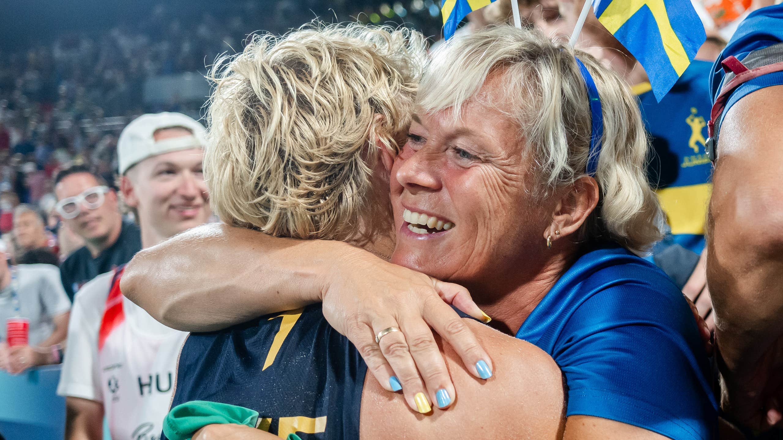 Familjens glädje efter
säkrade finalplatsen | OS 2024