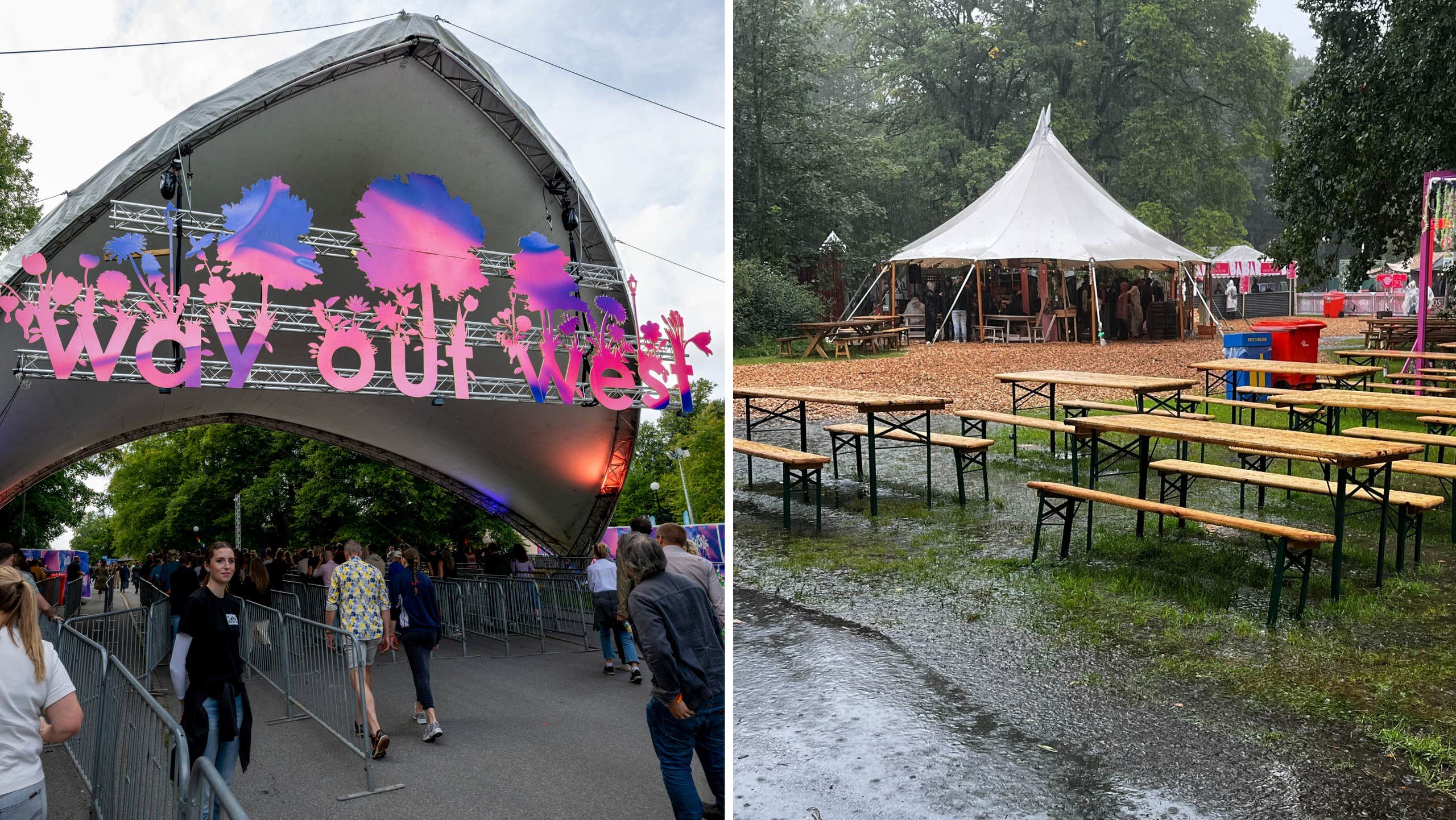 Regnkaoset på Way out west: ”Rejäl lervälling”