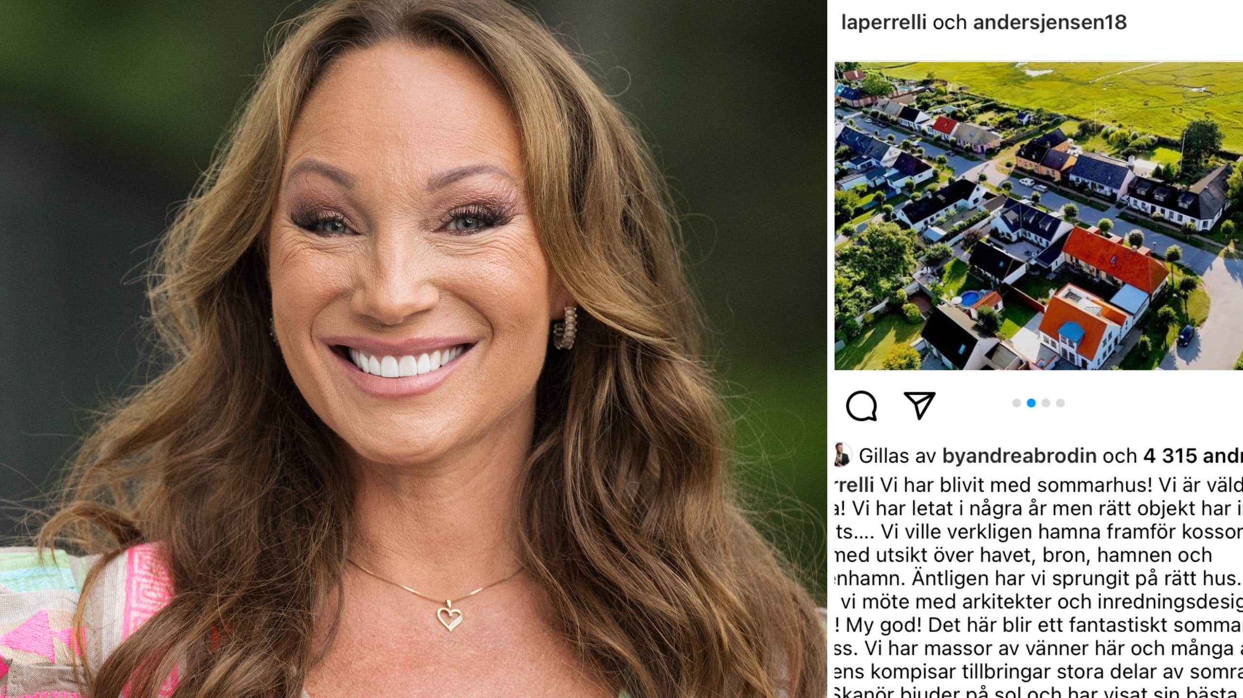 Charlotte Perrelli visar upp parets nionde hus: ”Fantastiskt” | Nöje