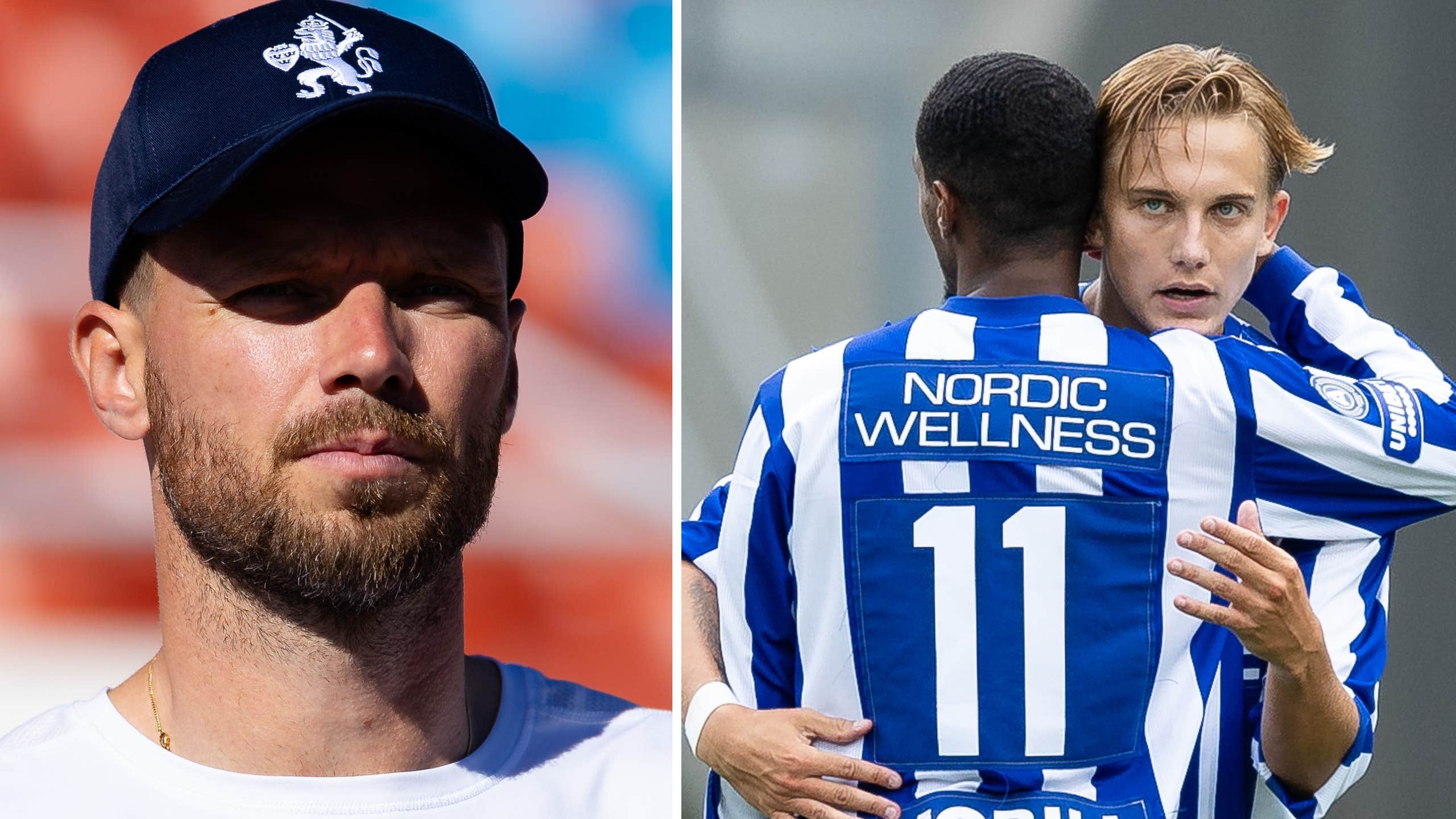 Linus Carlstrand hyllas av Marcus Berg efter första allsvenska målet | Allsvenskan