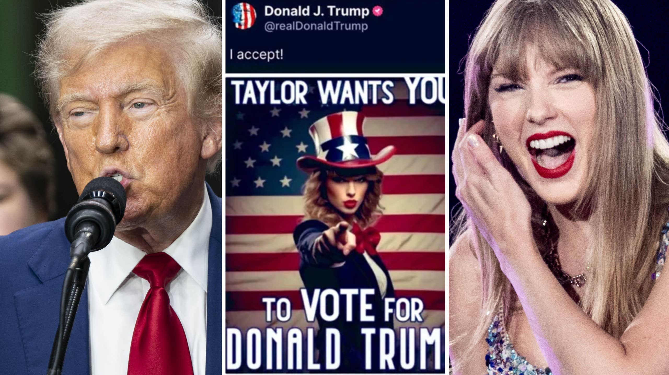 Taylor Swift stöttar Trump i valet – eller? | Nöje