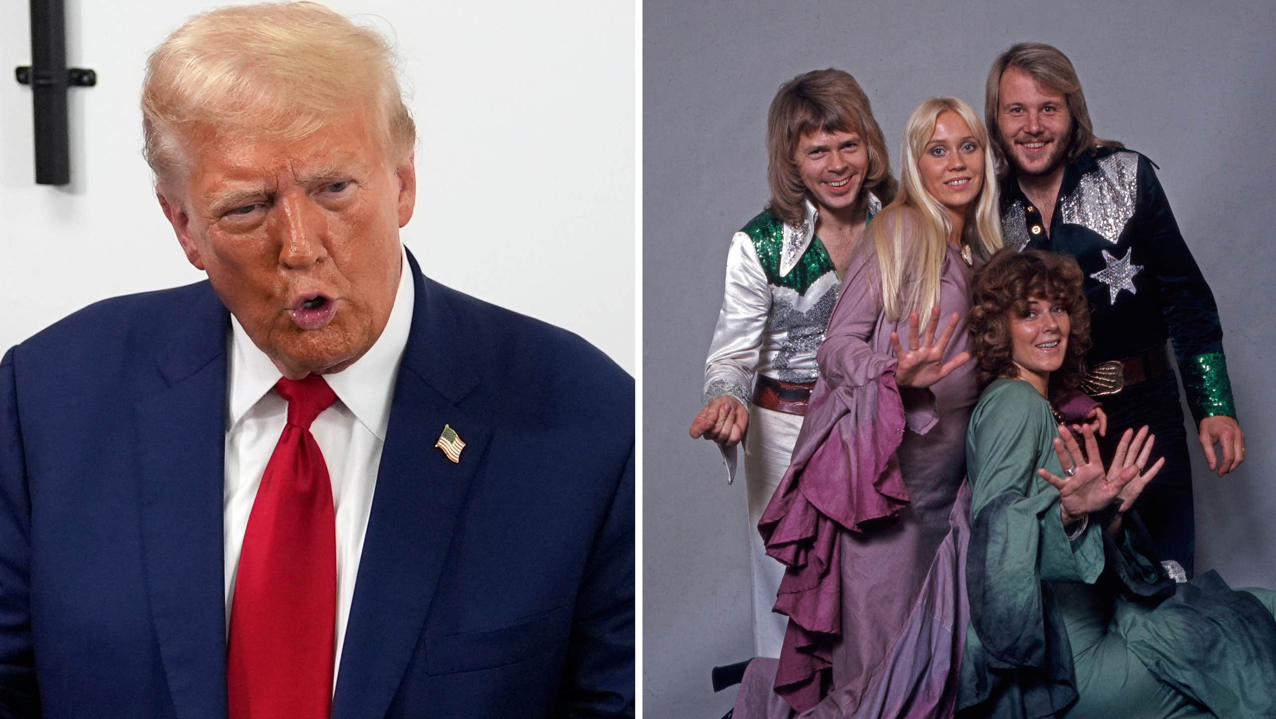 Abba till Trump: Sluta använda vår musik | Nöje