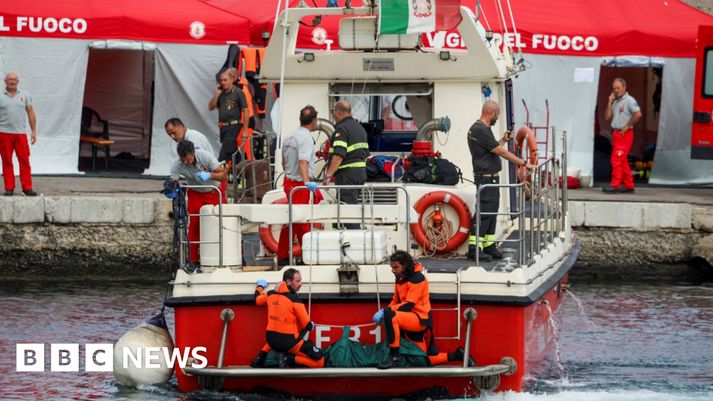 Siciliens yachtdykare hittar fem kroppar i vraket av Bayesian