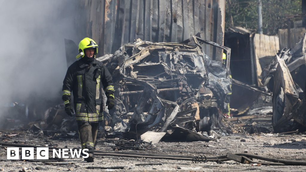 Massiva ryska attacker drabbade Ukraina för andra dagen