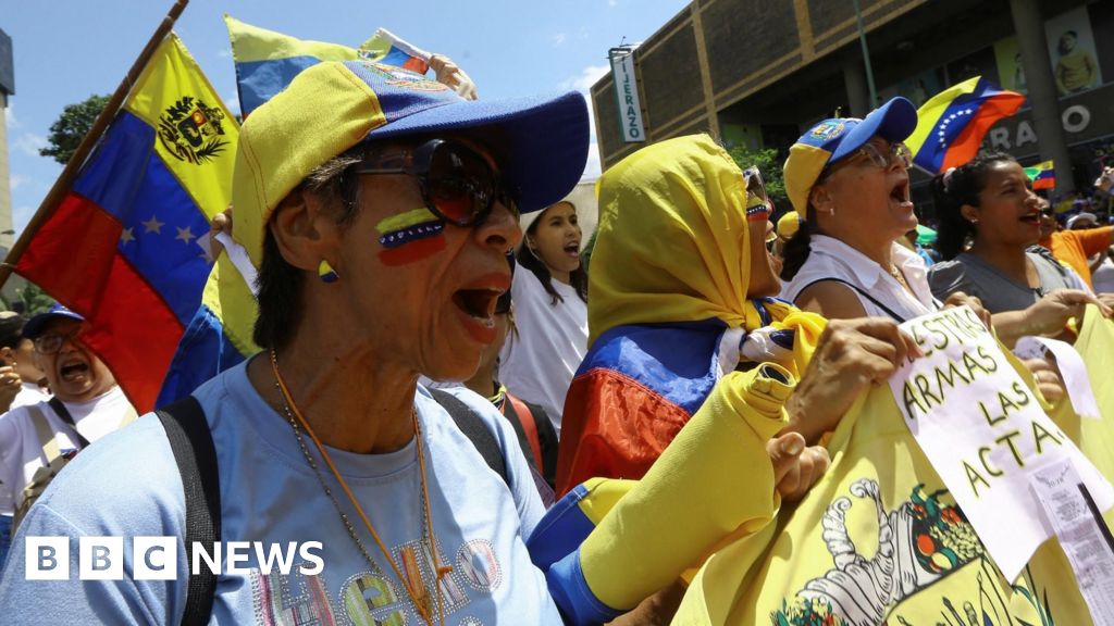 Protester över hela Venezuela medan valkonflikten fortsätter