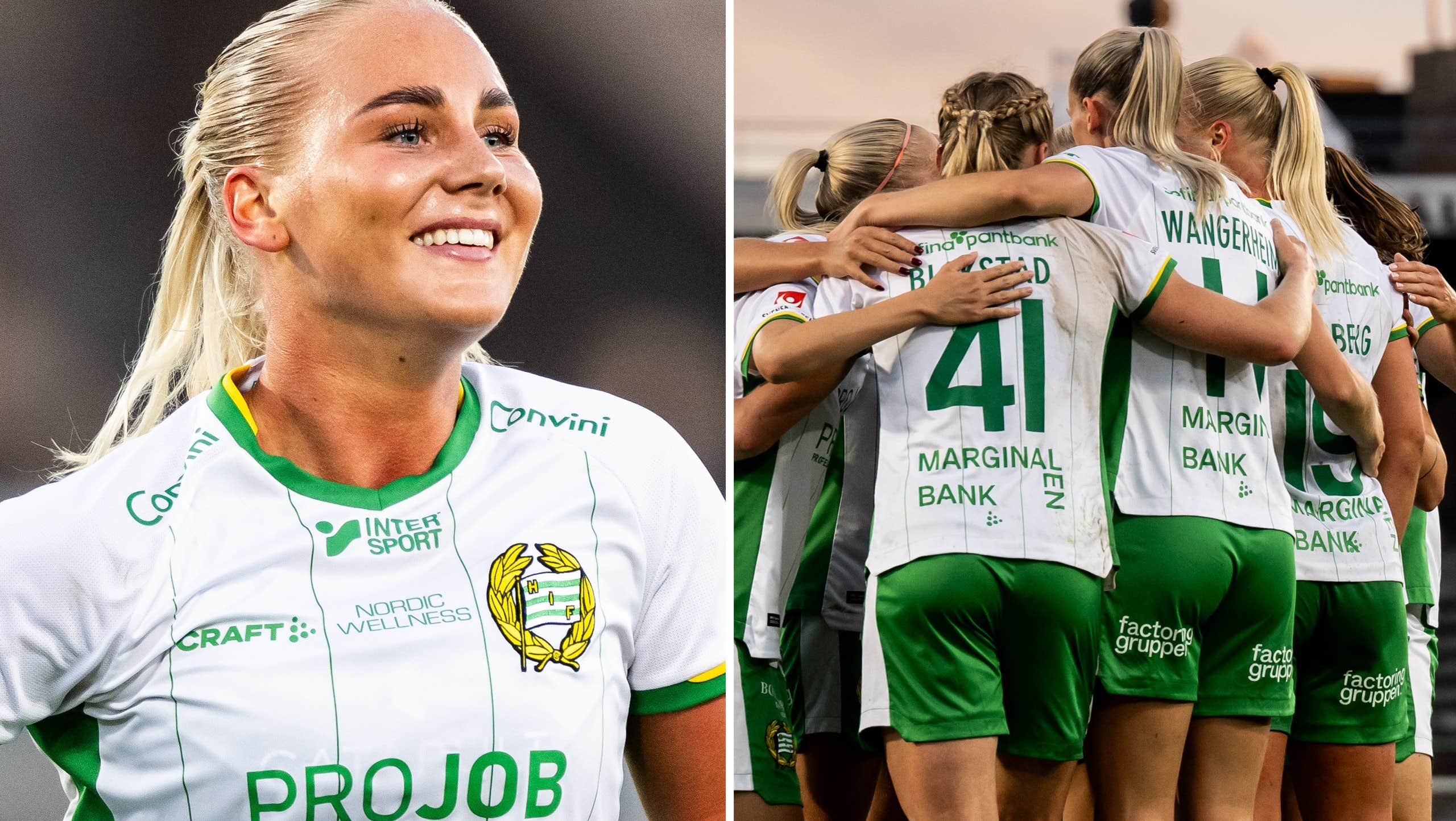 Cathinka Tandberg hjälte i derbyt – tvåmålsskytt | Damallsvenskan