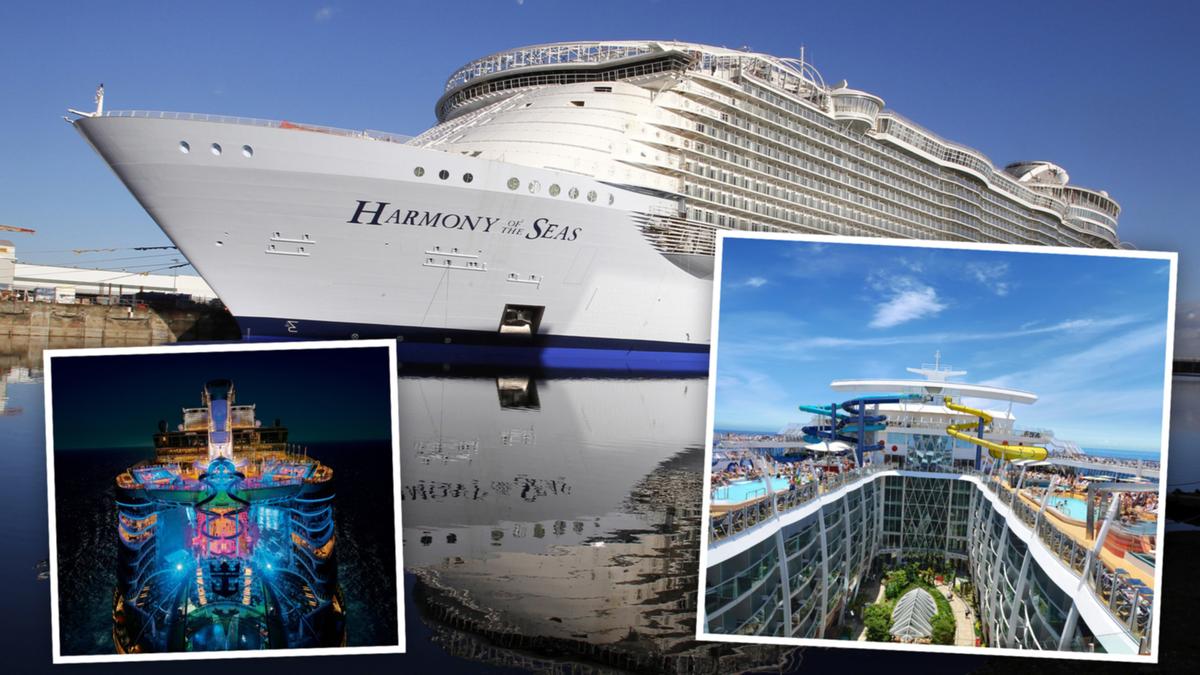 Pojke störtar till sin död efter att ha fallit sex däck på kryssningsfartyget Harmony Of The Seas