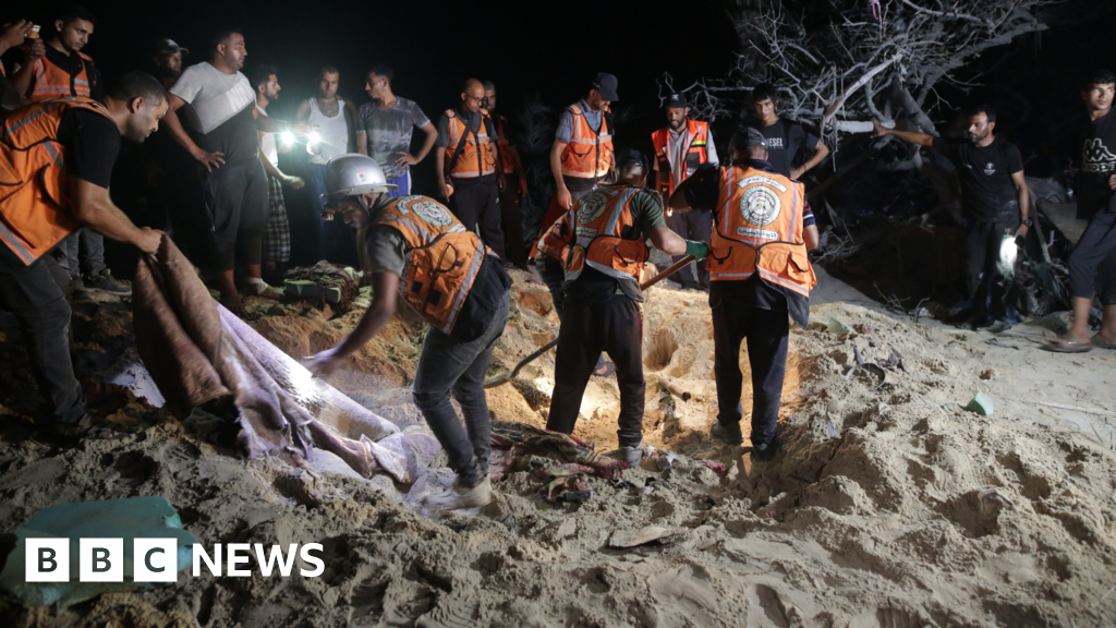 Israeliska attacker dödar 40 i Khan Younis, uppger Hamas-styrda myndigheter