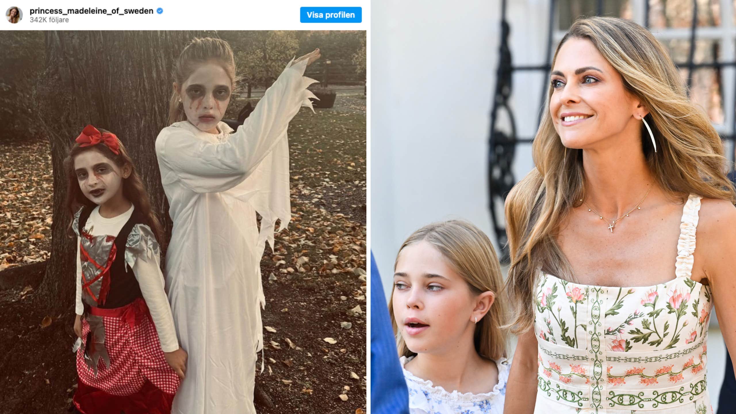 Prinsessan Madeleine firar halloween med barnen | Kungligt