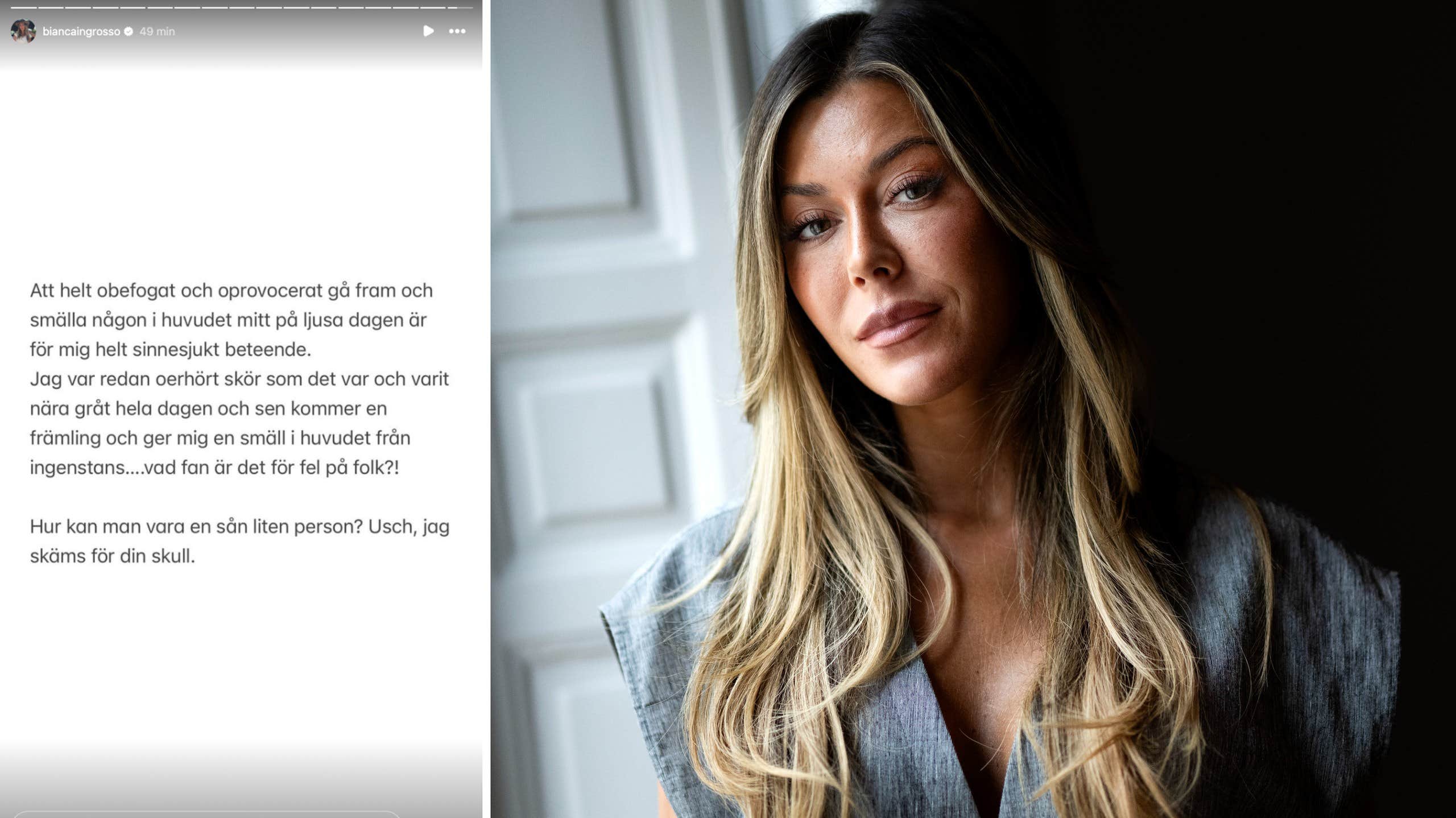 Bianca Ingrosso attackerad av främling | Nöje