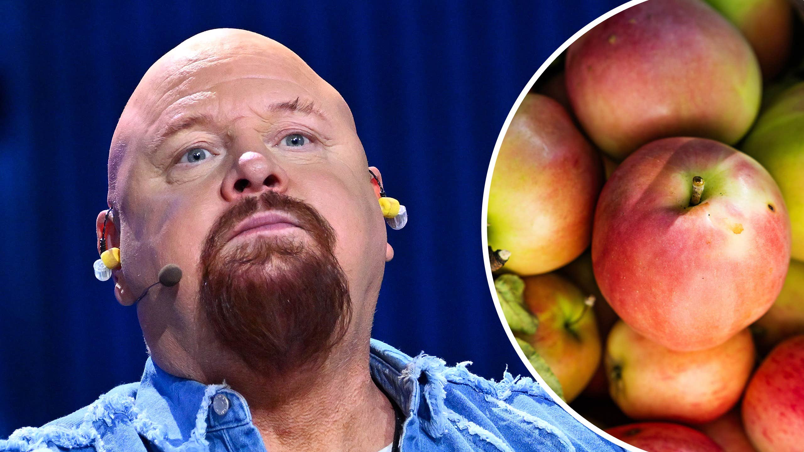 Anders Bagge har fobi för äpplen: ”Usch”