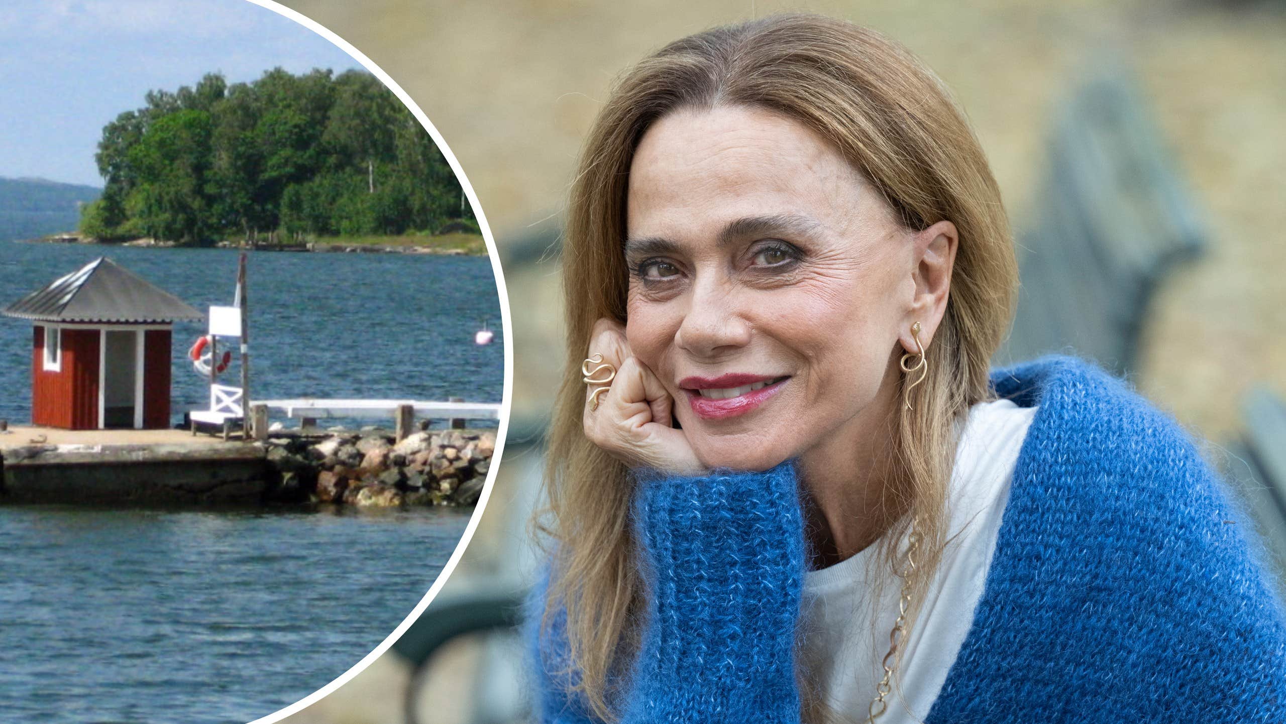 Lena Olin säljer skärgårdsvillan – prislappen