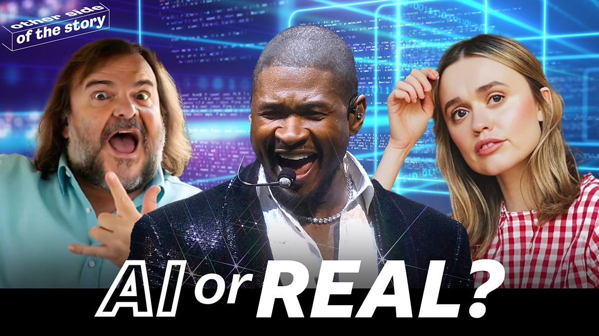 Kändis AI -bilder med Jack Black, Aimee Lou Wood och Usher