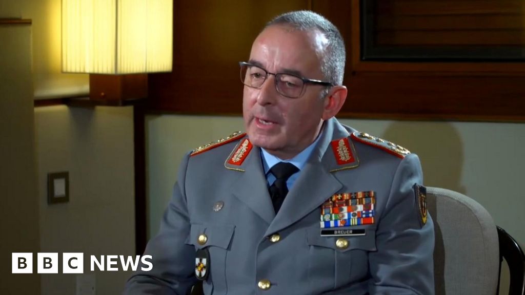Ryssland kan attackera Nato under de kommande fyra åren, varnar det tyska försvarschefen